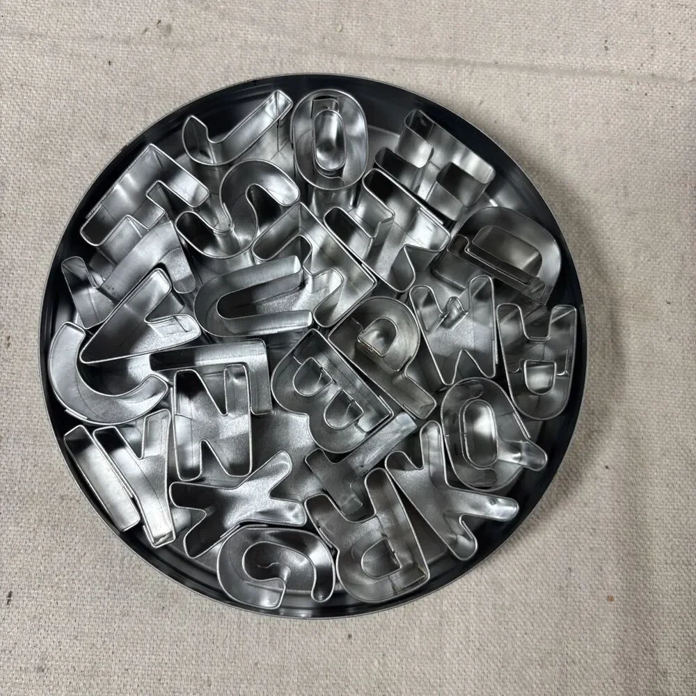 2003 Mini Alphabet’s Decorative Cookie Cutters set of 26 #1929